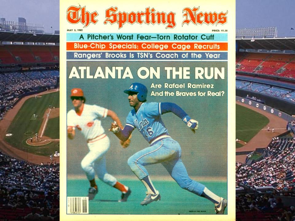 The Sporting News May 3, 1982, cover on the Braves